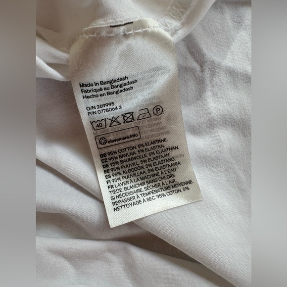 H&M Women’s Basic White TShirt Size XXL NWOT - Picture 9 of 9